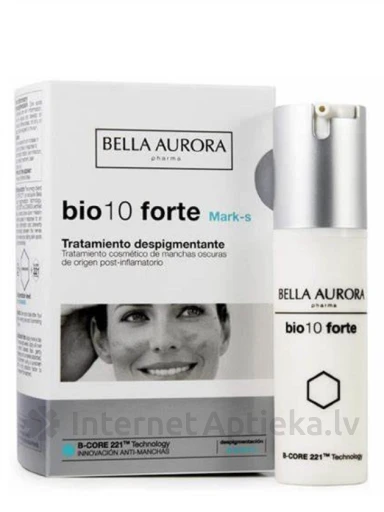 Bella Aurora BIO10 Ф (Фармацевтическая линия) Интенсивная процедура депигментации, 30 мл | internetaptieka.lv