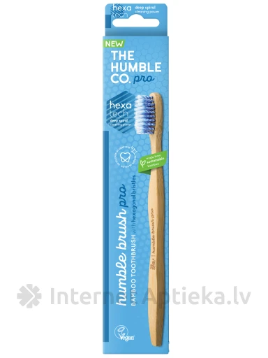 HUMBLE PRO LINE Zobu birste ar spirālveida sariņiem, zila | internetaptieka.lv