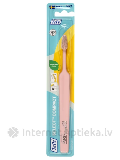 TEPE Toothbrush Select Compact Soft zobu birste | internetaptieka.lv