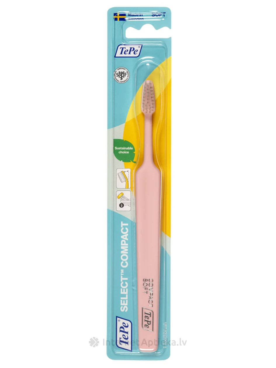 TEPE Toothbrush Select Compact Soft zobu birste | internetaptieka.lv