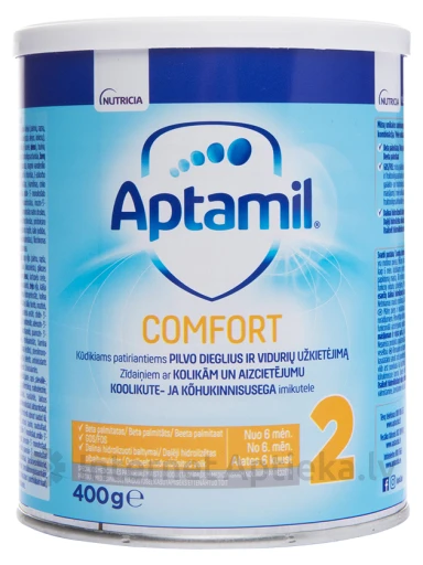 Aptamil COMFORT 2 spec. piena maisījums no 6 mēn., 400 g | internetaptieka.lv