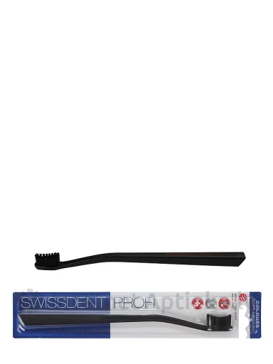 Swissdent Colours Classic Soft-Medium zobu birste melna, 1 gb. | internetaptieka.lv