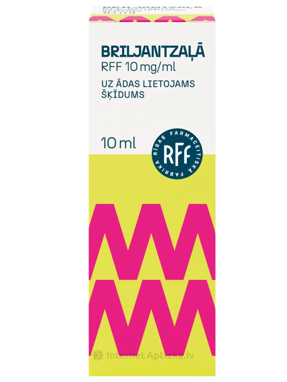 Briljantzaļais šķīdums, 10 ml | internetaptieka.lv