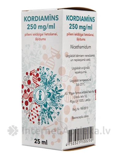 Kordiamīns, 25 ml šķīdums | internetaptieka.lv