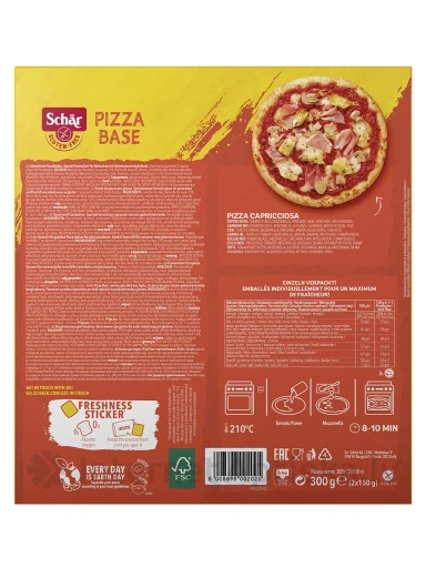 Schär Pizza bezglutēna picas pamatne, 300g (2x150g) | internetaptieka.lv