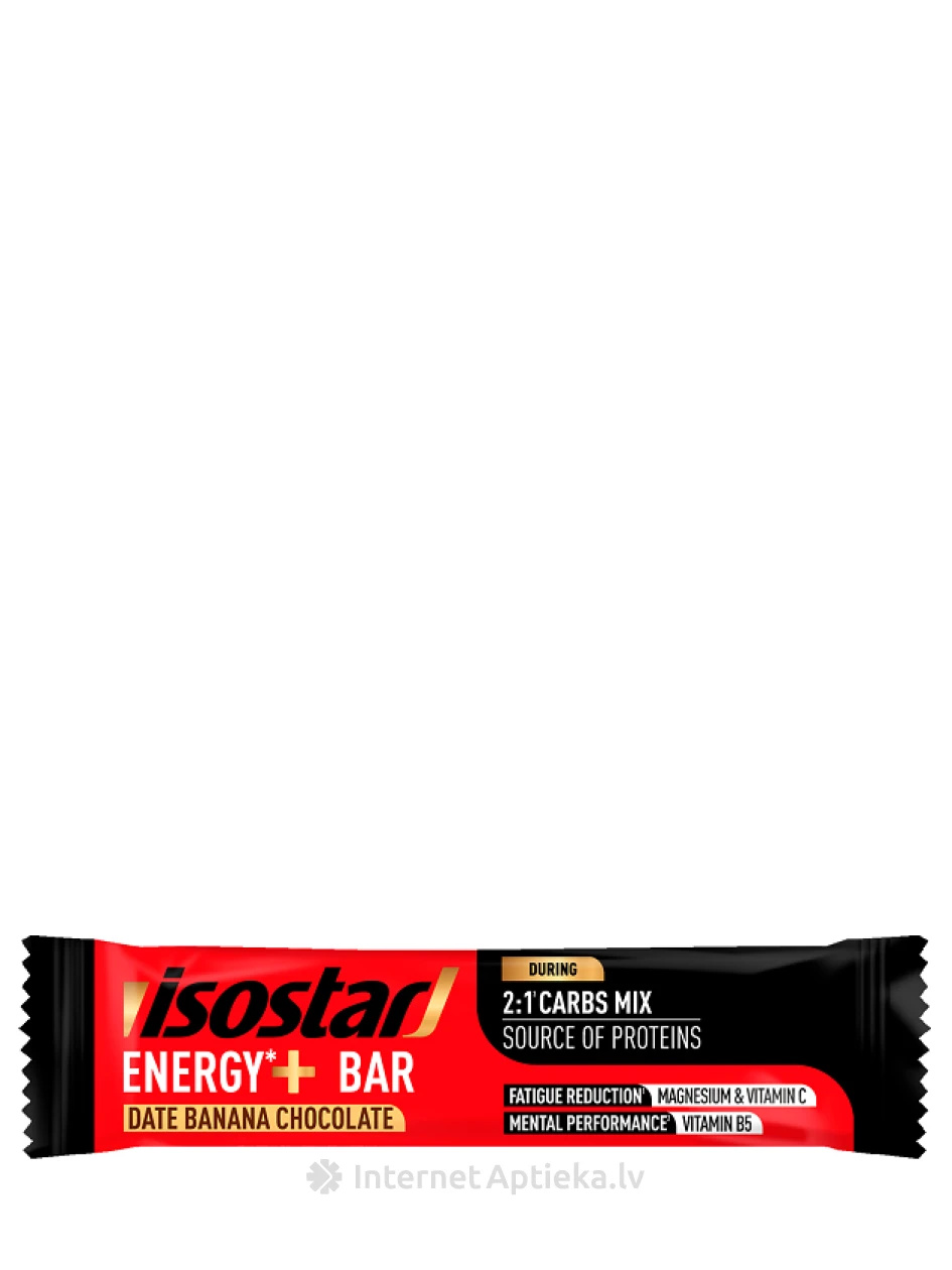 ISOSTAR Батончик Long Energy Date Banana Chocolate, 32 г | internetaptieka.lv