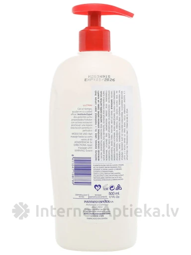 Ķermeņa losjons Instituto Español Urea With Panthenol, 500 ml | internetaptieka.lv