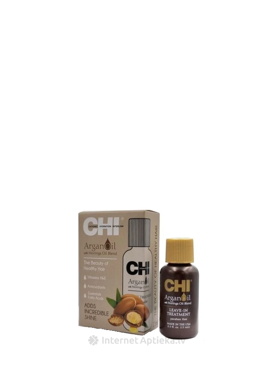 CHI Zīda komplekss ar Argan & Moringa eļļu, 15 ml | internetaptieka.lv