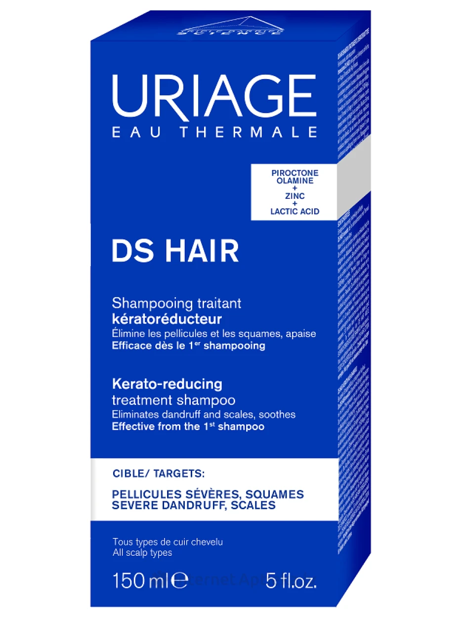 URIAGE D.S.  шампунь для кераторедукции, 150 мл | internetaptieka.lv