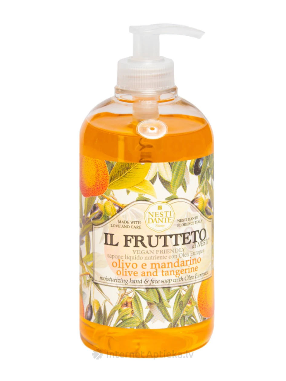 Dolce Vivere Il Frutteto - OLIVE OIL & TANGERINE  жидкое мыло | internetaptieka.lv