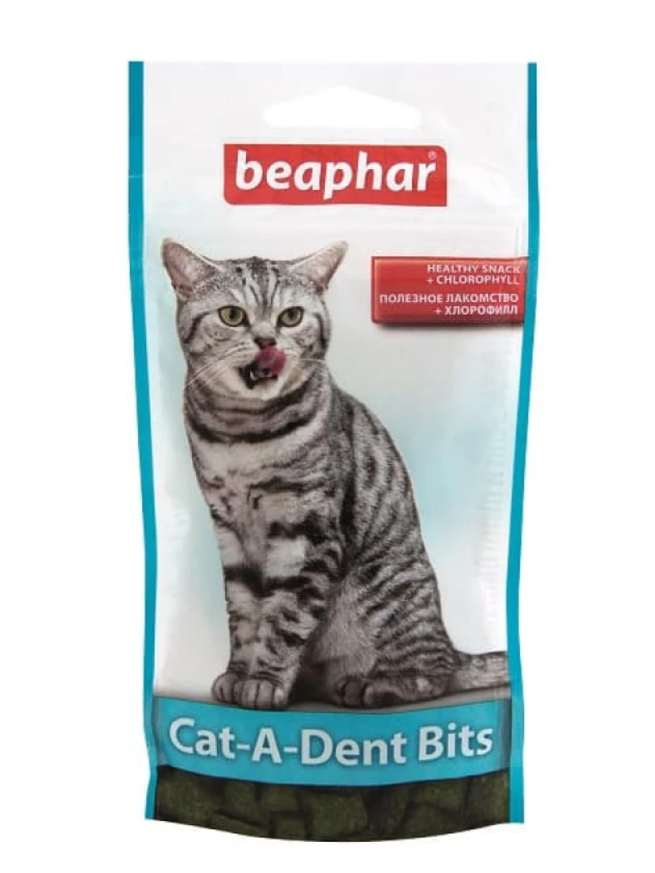 Beaphar Cat-A-Dent Bits Gardums zobu tīrīšanai kaķiem, 35 g | internetaptieka.lv