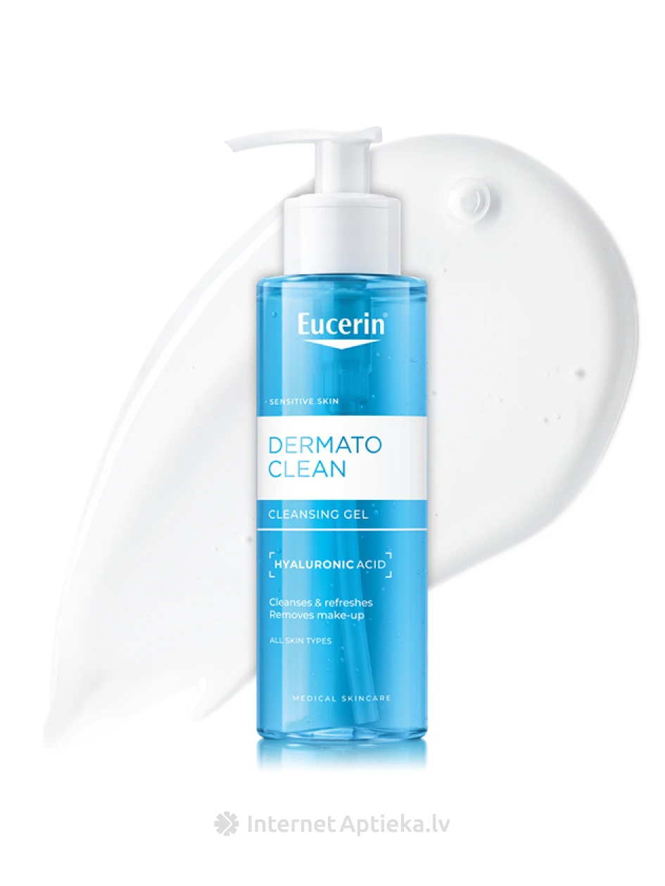 Eucerin Dermatoclean attīroša želeja normālai/jaukta tipa ādai, 200 ml | internetaptieka.lv
