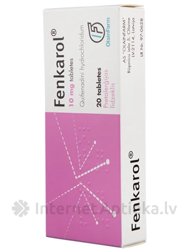 Fenkarol 10 mg, 20 tabletti | internetaptieka.lv