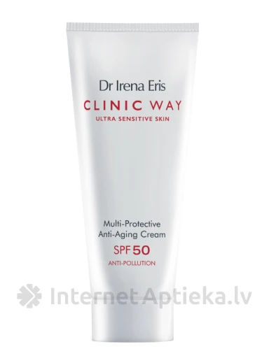 Clinic Way Anti-Pollution SPF50 pretnovecošanās dermokrēms dienai, 40 ml | internetaptieka.lv