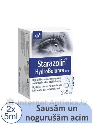Starazolin HydroBalance silmatilgad, 2 x 5 ml | internetaptieka.lv