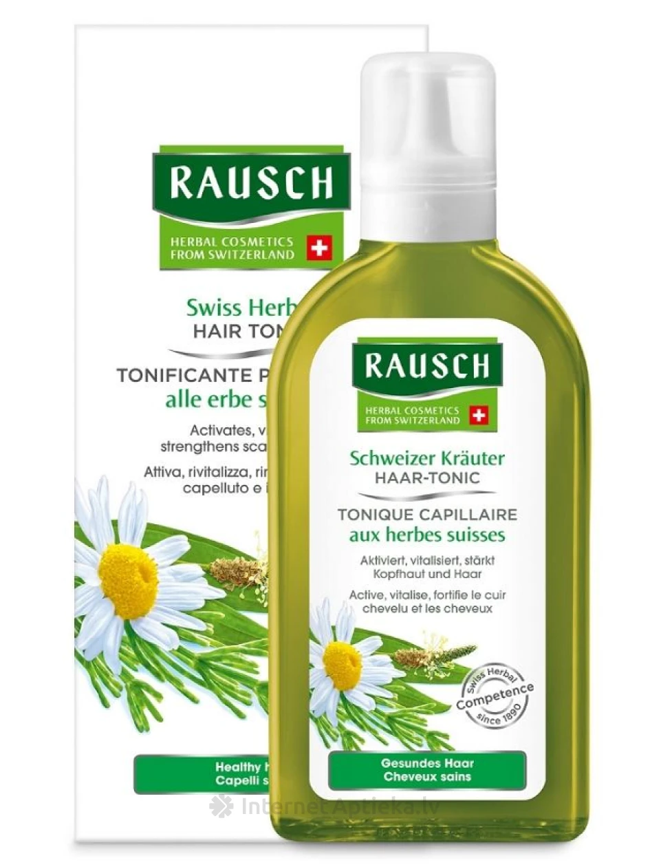 Rausch Swiss Herbal Hair värskendav peanaha toonik, 200 ml | internetaptieka.lv
