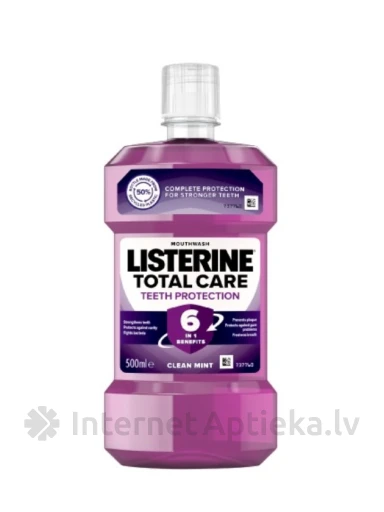 LISTERINE mutes skalojamais līdzeklis "TOTAL CARE", 500 ml | internetaptieka.lv