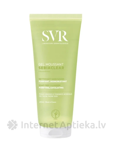 SVR Sebiaclear Moussant гель, 200 мл | internetaptieka.lv