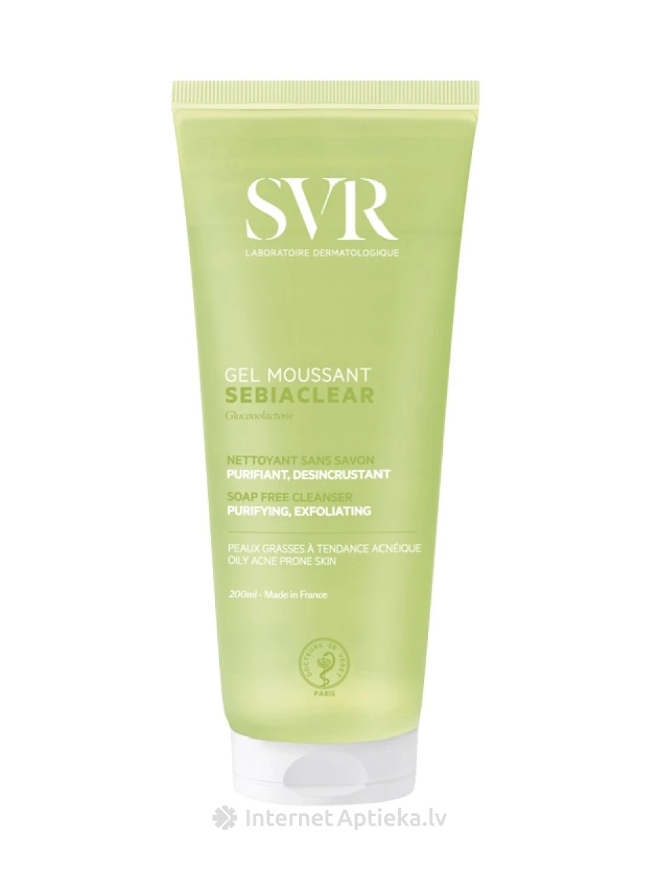 SVR Sebiaclear Moussant гель, 200 мл | internetaptieka.lv