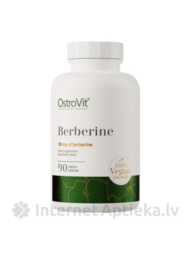 OstroVit Berberine VEGE, 90 tabletes | internetaptieka.lv