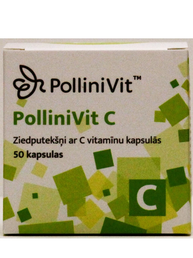 POLLINIVIT C vitamīns, 50 kapsulas