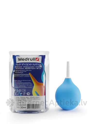 Medrull клизма (спринцовка) с твердым наконечником nr.1, 1 шт. | internetaptieka.lv
