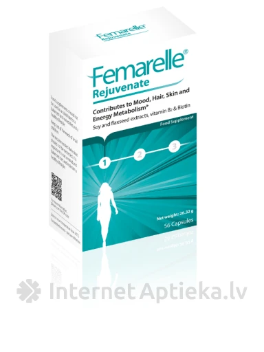 Femarelle Rejuvenate (Atjaunošanās) 40+, 56 kapsulas | internetaptieka.lv