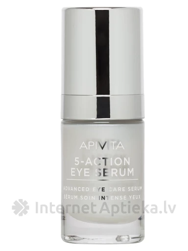 APIVITA 5 ACTION intensiivse hoolduse silmaserum, 15 ml | internetaptieka.lv