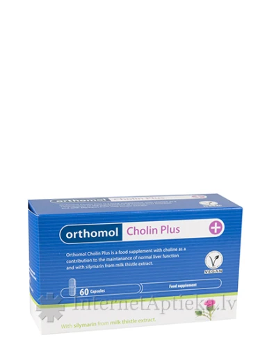 Orthomol Cholin plus, 60 капсул | internetaptieka.lv