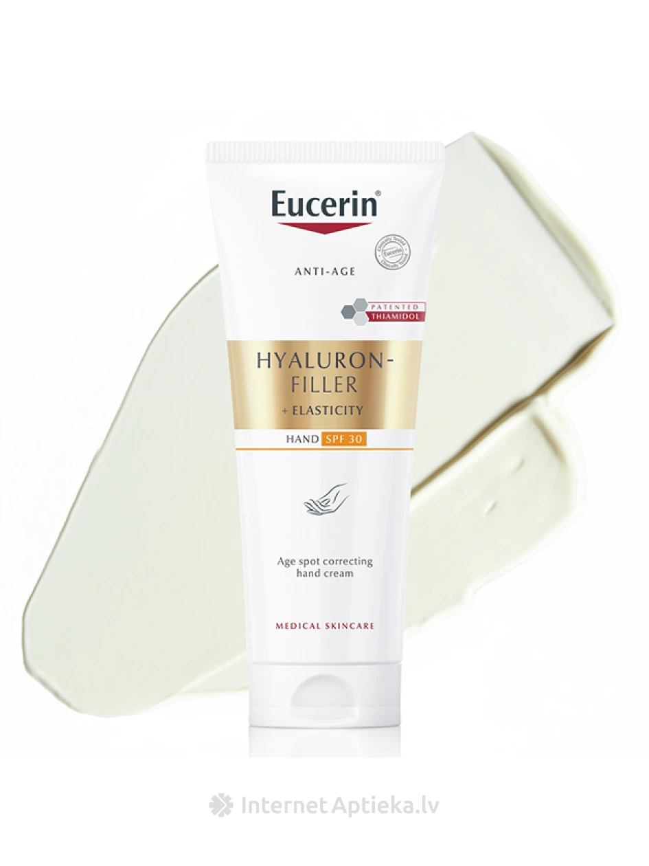 Eucerin Hyaluron-Filler + Elasticity roku krēms ar SPF 30 vecuma plankumu korekcijai, 75 ml | internetaptieka.lv
