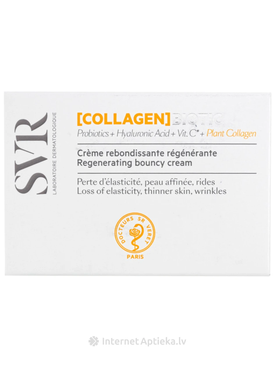SVR nostiprinošs sejas krēms atslābušas ādas elastīguma vairošanai, 50 ml | internetaptieka.lv