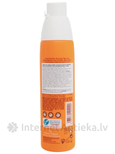 Avene SUN pihustatav kaitsevahend lastele SPF50+, 200 ml | internetaptieka.lv