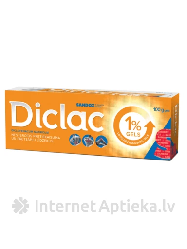 Diclac gels 1%, 100 g | internetaptieka.lv