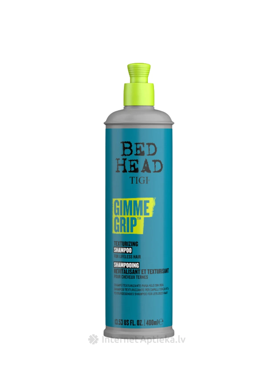 TIGI Gimme Grip šampoon juuste mahu ja tekstuuri parandamiseks, 400 ml | internetaptieka.lv