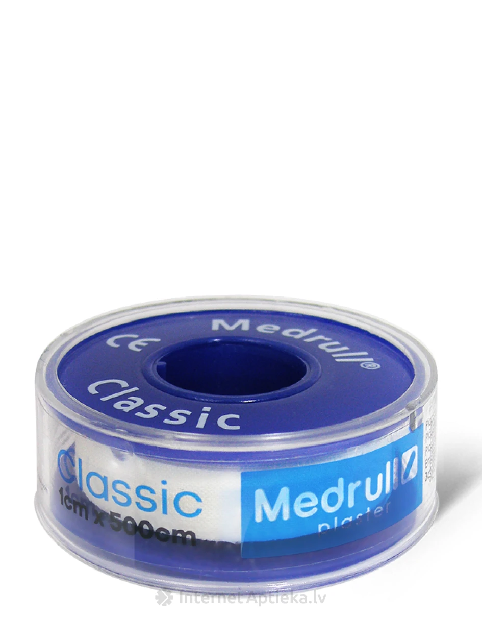Medrull Classic leikoplasts, 1 cm x 500 cm | internetaptieka.lv