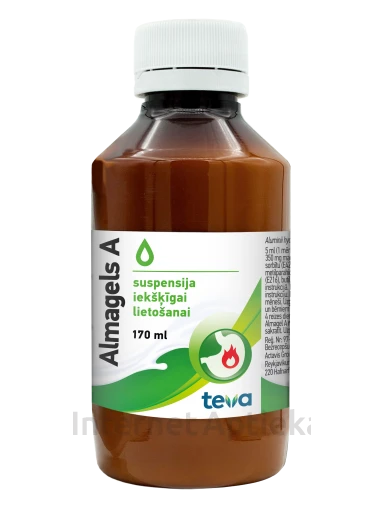 Almagel A suspensija, 170 ml | internetaptieka.lv
