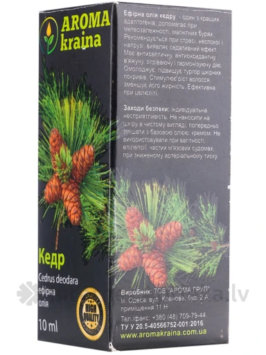 Seedri eeterlik õli, 10 ml | internetaptieka.lv