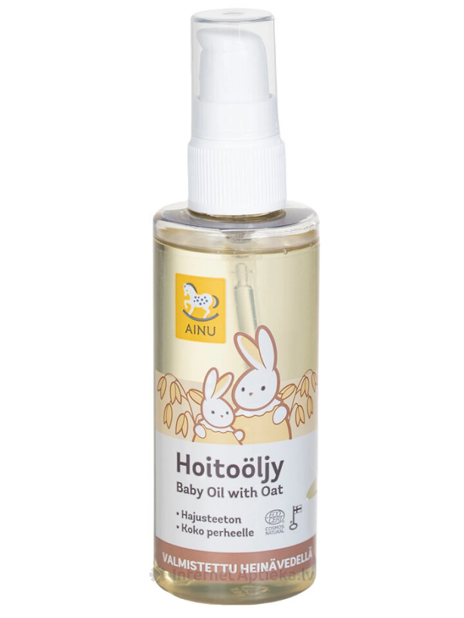 AINU Baby Eco kehaõli kaeraga, 100 ml | internetaptieka.lv