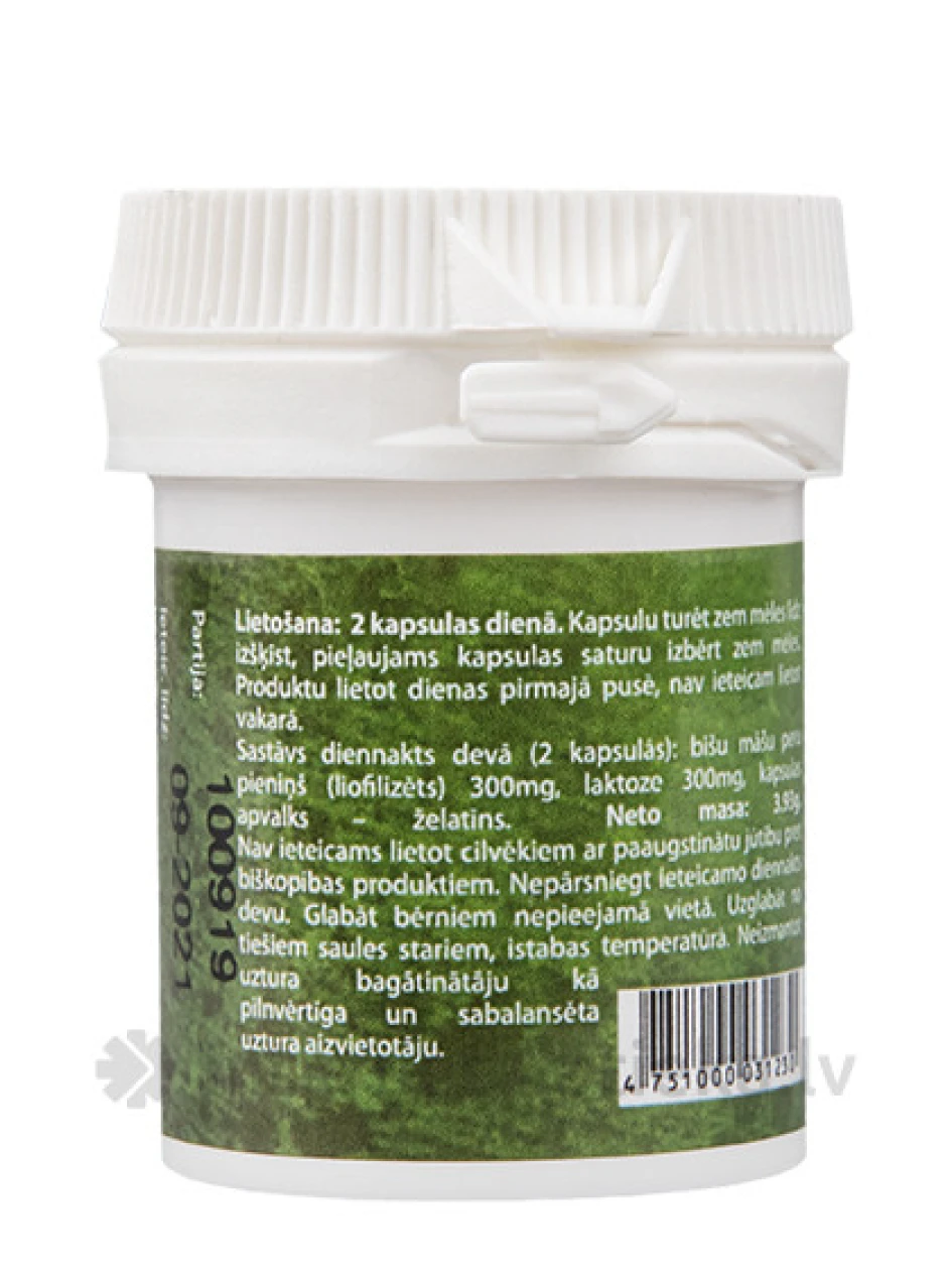 Bišu māšu peru pieniņš 150 mg, 10 kapsulas | internetaptieka.lv