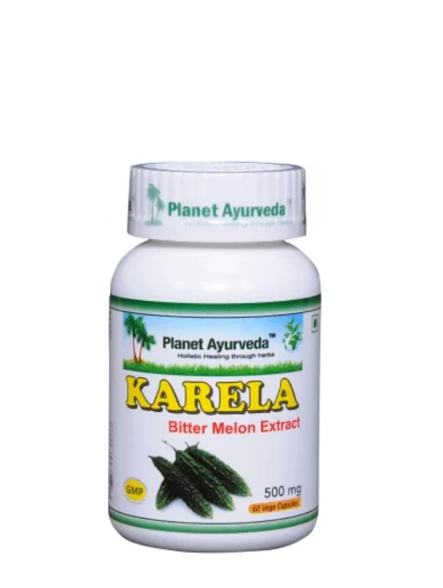 Planet Ayurveda Karela Organic kapsulas, 60 gab.