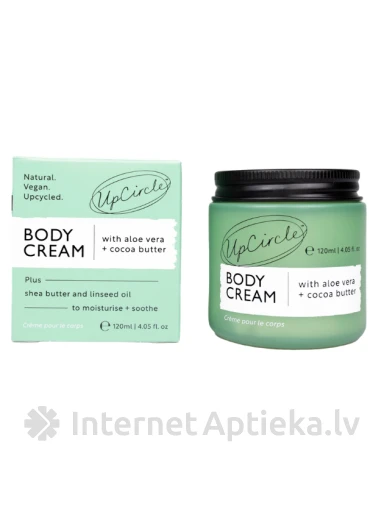 UpCircle kehakreem aaloe vera ja kakaovõiga, 120 ml | internetaptieka.lv