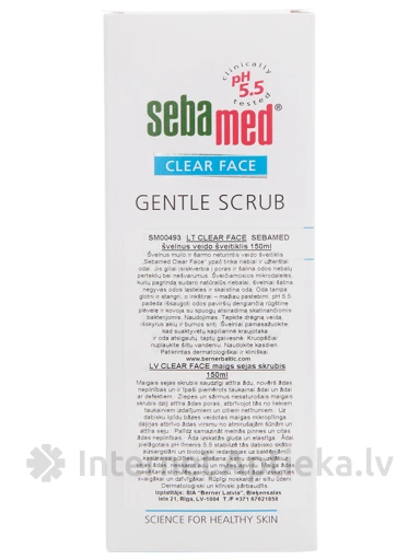 SEBAMED CLEAR FACE puhastav koorija probleemsele näonahale, 150 ml | internetaptieka.lv
