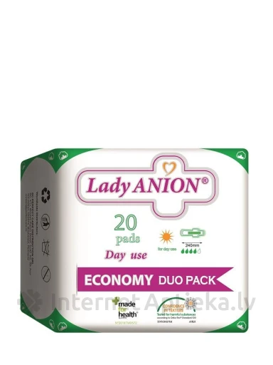 Lady Anioni hügieenisidemed Day use duo padjad, 20 tk. | internetaptieka.lv