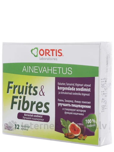 Fruits & Fibres, 12 кубиков | internetaptieka.lv