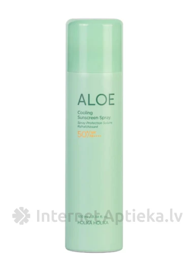 Holika Holika Aloe Ice cool солнцезащитный спрей, 100 мл | internetaptieka.lv