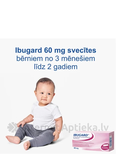 Ibugard 60 mg, 10 suposiiti | internetaptieka.lv