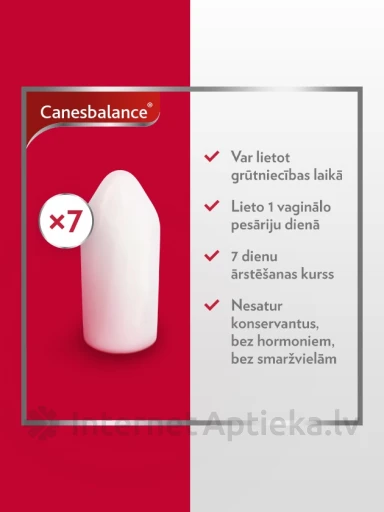 Canesbalance vaginaalsuposiidid, 7 tk. | internetaptieka.lv