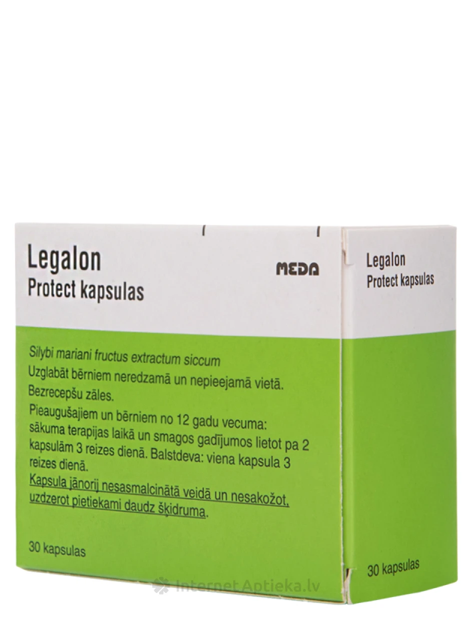 Legalon Protect Madaus, 30 kapslit | internetaptieka.lv