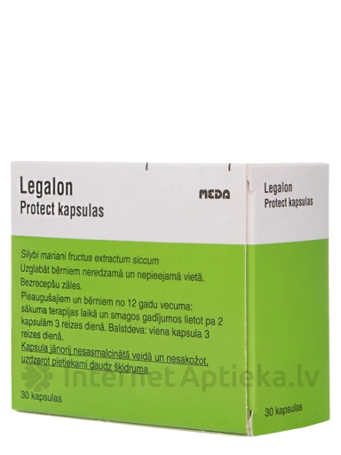 Legalon Protect Madaus, 30 kapsulas | internetaptieka.lv