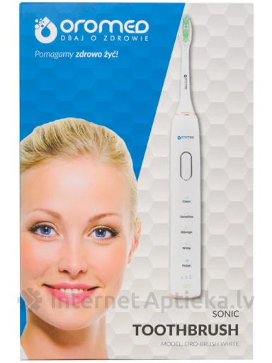 Oromed Ultrasonic hambahari valge, 1 tk. | internetaptieka.lv